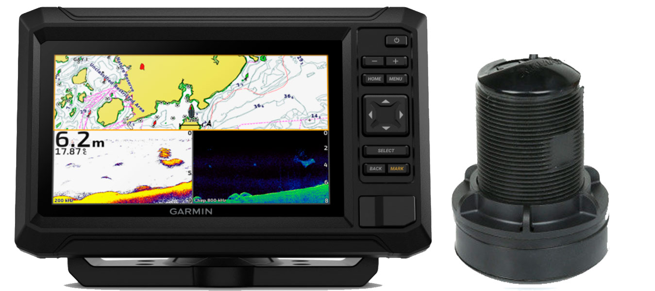 Garmin Echomap UHD2 72cv med P319 transducer