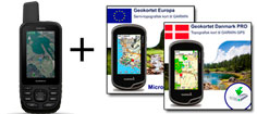 Garmin GPSmap 66s inkl. topografisk kortpakke