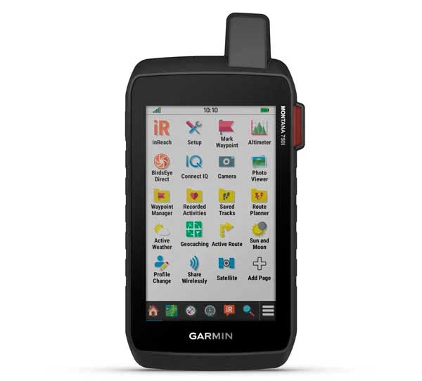 Garmin Montana 750i med europisk oversigtskort