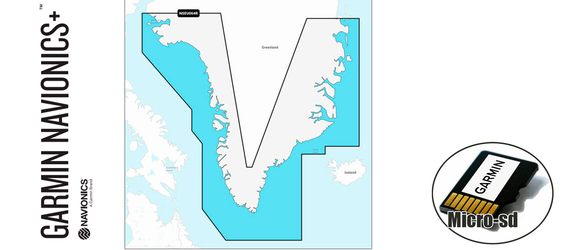 Garmin Navionics+ NSEU064R, Grnland