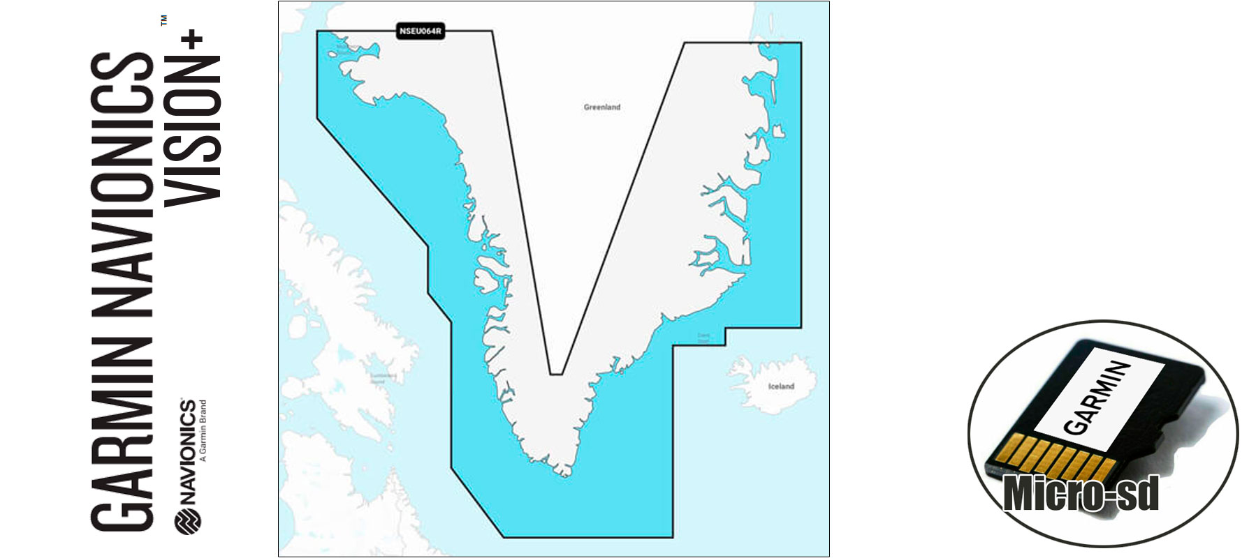 Garmin Navionics Vision+ NVEU064R, Grnland