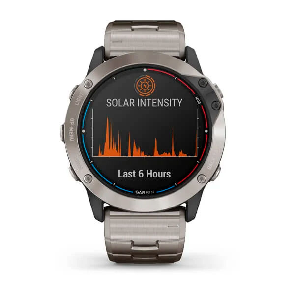 Garmin Quatix 6x Solar 51mm. med titaniumrem