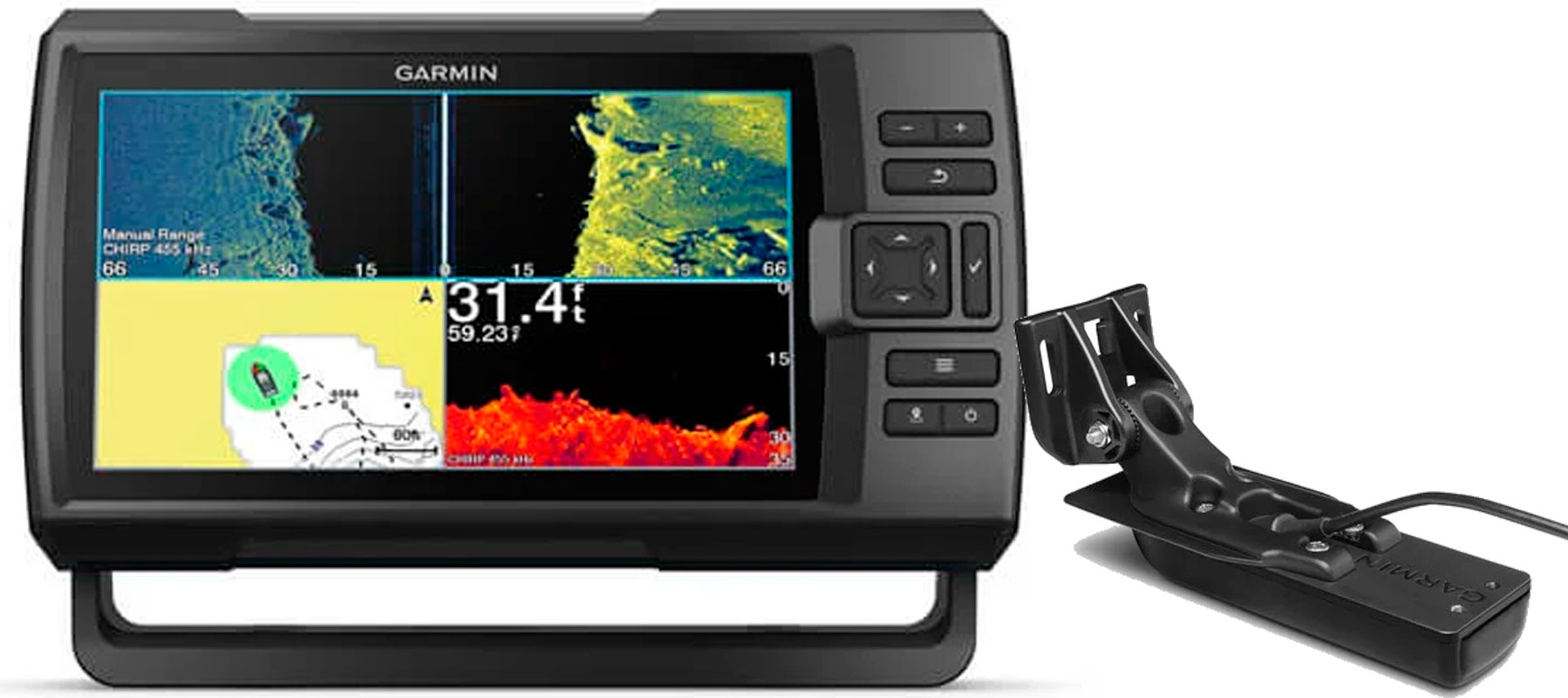 gæld færdig Michelangelo Garmin STRIKER Vivid 9sv med GT52HW-TM transducer - bådudstyr til lavpris  hos Marinetorvet