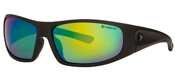 Greys G1 solbriller Matt Carbon/Green Mirror