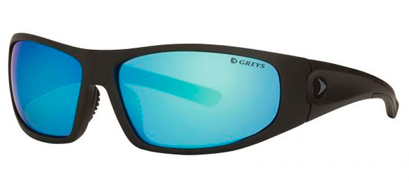 Greys G1 solbriller Matt Carbon/Blue Mirror