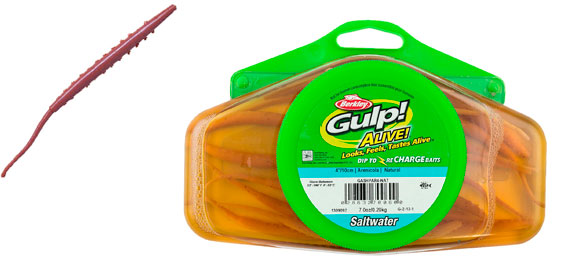 Gulp Alive Sandorm Naturel 10 cm