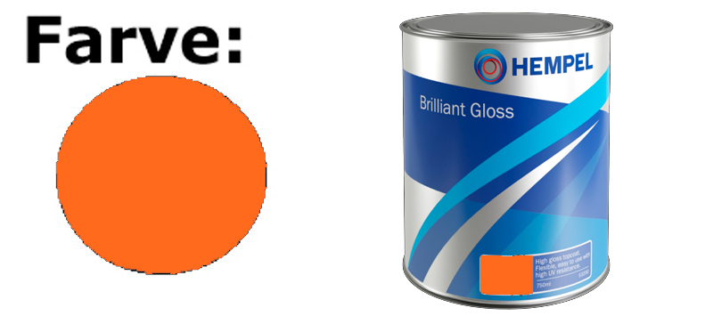 Hempel Brilliant Gloss 750ml Orange (50190)