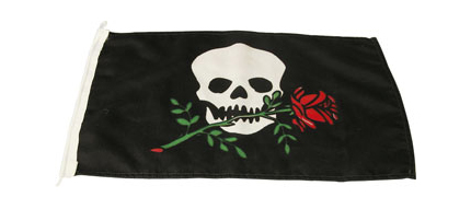 Humr flag, Pirat med rose