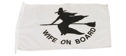Humr flag, Wife on board