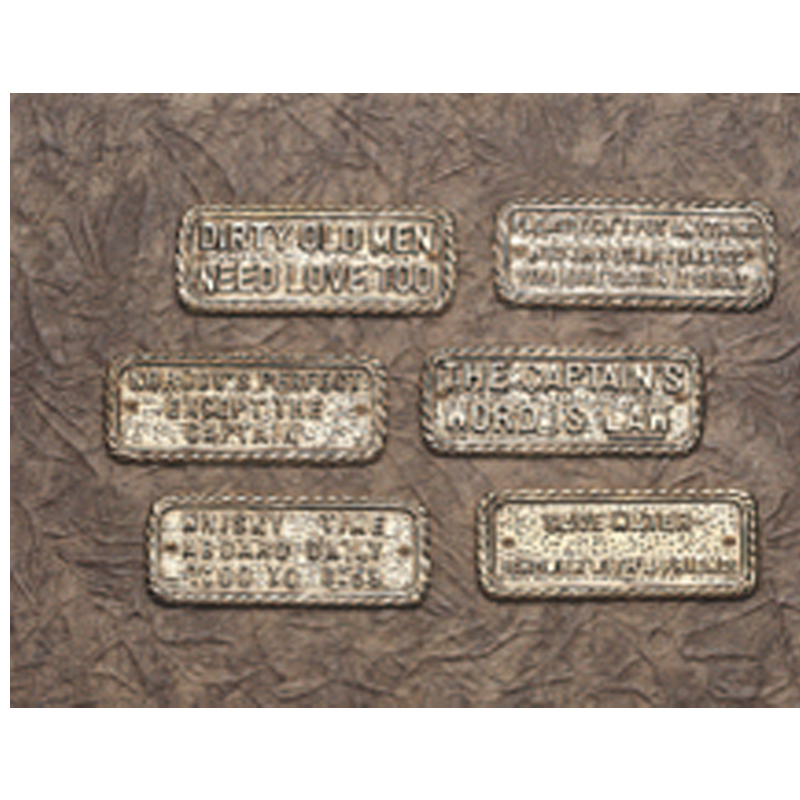 Messingskilte humoristiske