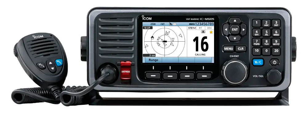 Icom IC-M605EURO VHF med AIS, DSC og GPS
