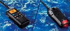 Icom IC-M37e brbar, vandtt, flydende 6W VHF