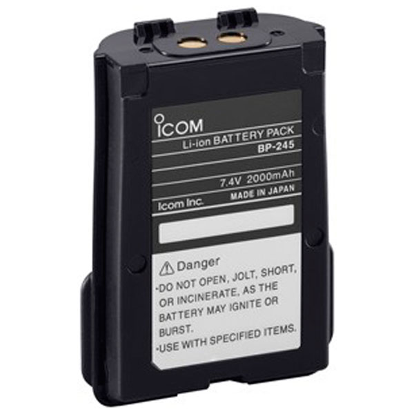 Icom BP-245H: 7,4V/1900mAh, Li-Ion, til IC-M73