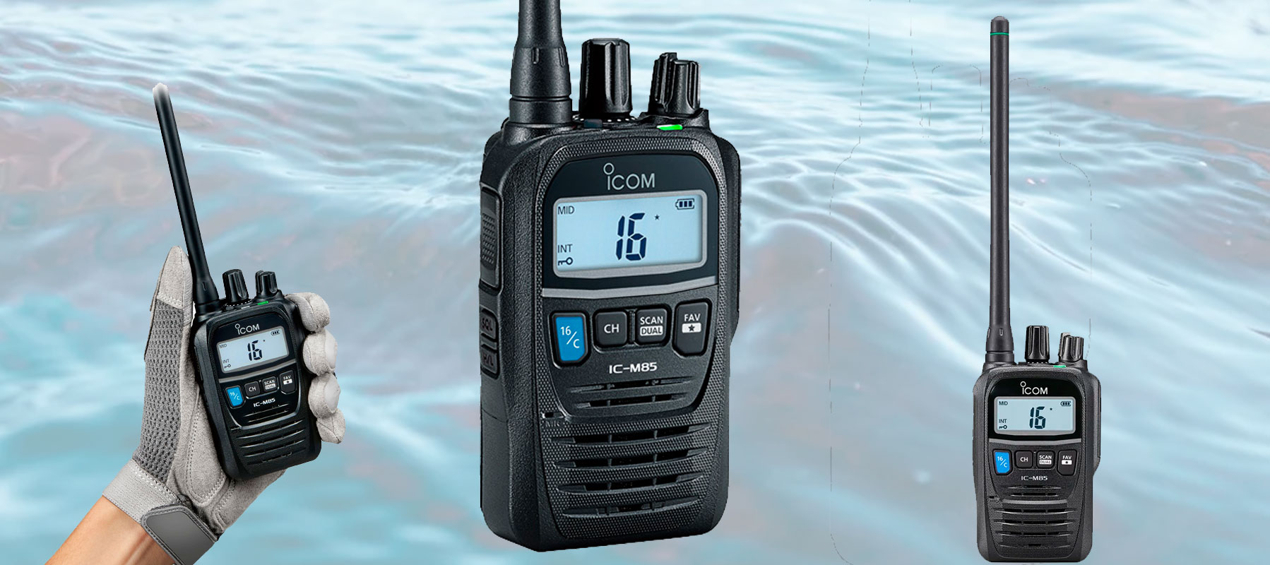 Icom IC-M85E VHF Jagt/Marine