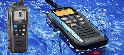 Icom IC-M25 bærbar, vandtæt, flydende 5W VHF radio