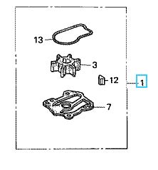 Honda impellerkit 