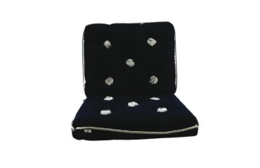 Kapokpude dobbelt sort