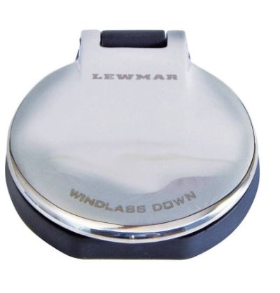 Lewmar fodkontakt, rustfri (Ned)