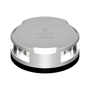 Lopolight 2nm 360 hvid anker, silver flatbase