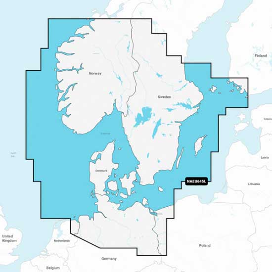 Navionics PLUS Large EU645L- Danmark Micro-SD-kort