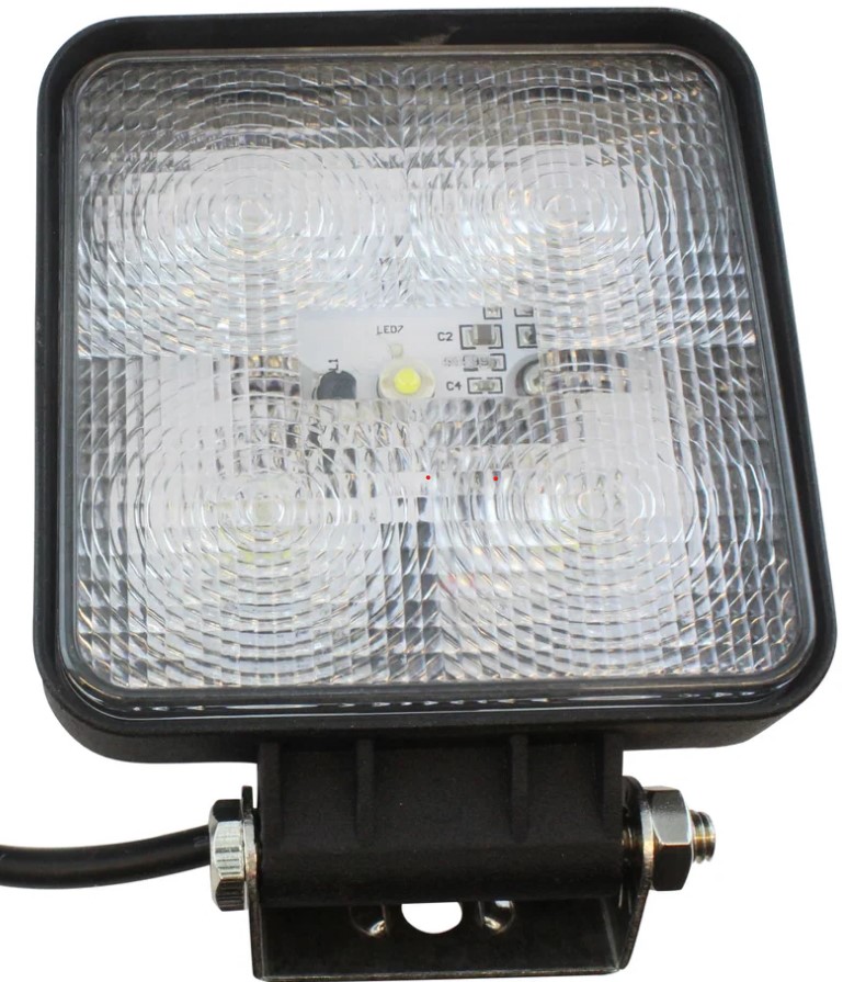 Kraftig led d�kslys 5 x 3w 10- 30v