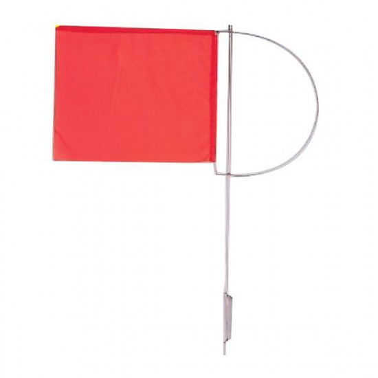 Vindviser m. rdt flag 110x130mm