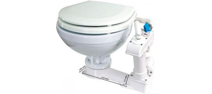 Nuovo Rade manuelt marine toilet m/lille kumme