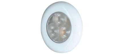 LED 12v vandtt indbygnings-loftslampe hvidt lys