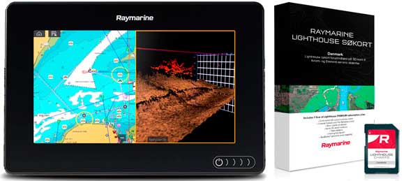 Raymarine Axiom 9 RV med Lighthouse skort