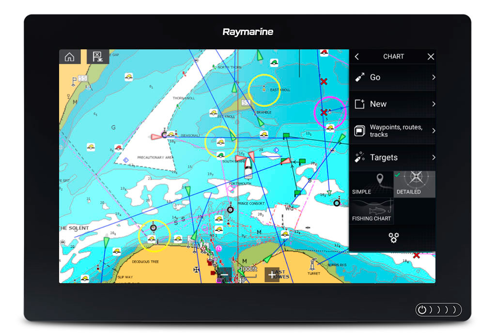 Raymarine Axiom+ 12 skortplotter