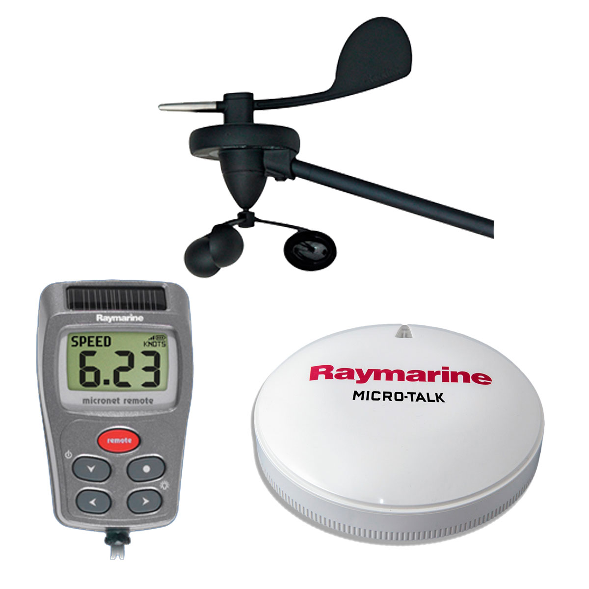 Raymarine Micro-Talk Trdls vind start pakke