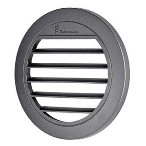 Eberspcher bent luftudslip sort (50/60) EB logo