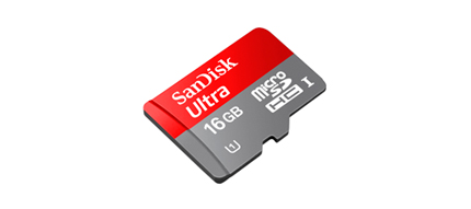 SanDisk Micro Ultra mobile 16GB med SD adapter