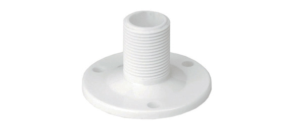 Shakespeare 4711 Supporto Per Flangia In Nylon A Basso Profilo - Filettatura 1"-14 Per Antenne Marine