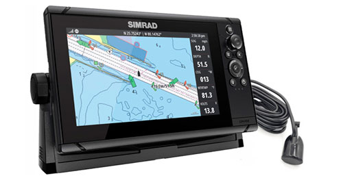 Simrad cruise 9″ med 83/200 hktransducer