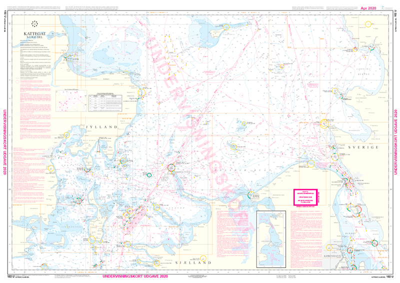 102U Kattegat undervisningskort