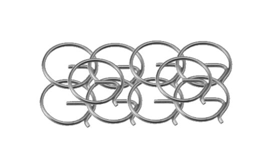 Sikringsring rustfri (G-ring) 1,25x15