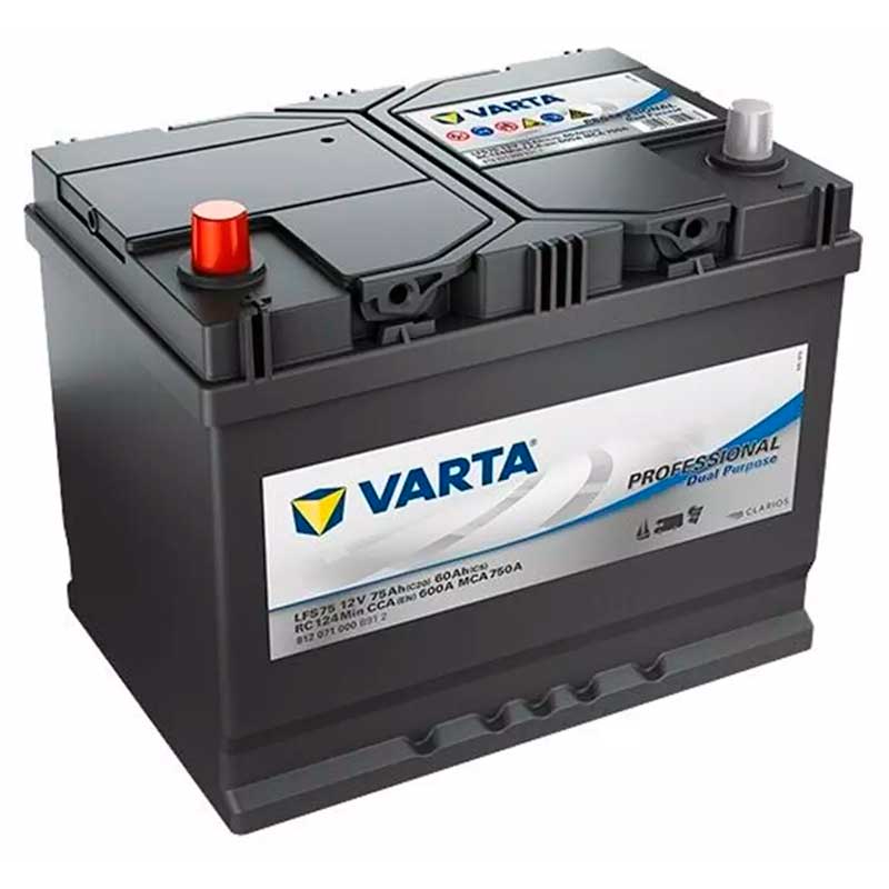 Varta start-/forbrugsbatteri 75 Ah