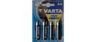 4 stk. Varta High Energy batterier AA 1,5V