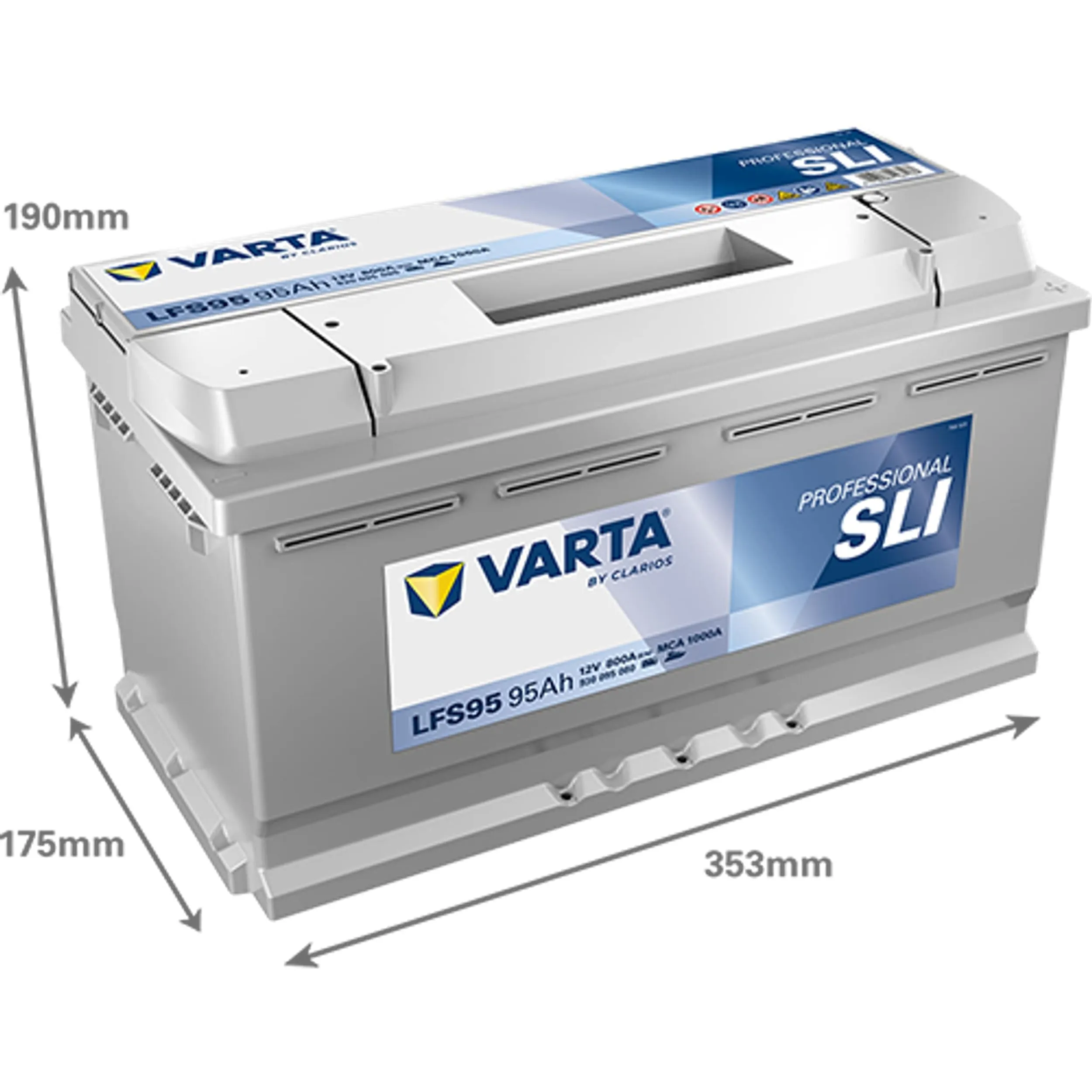 VARTA PROFESSIONAL SLI start 12V 95 AH