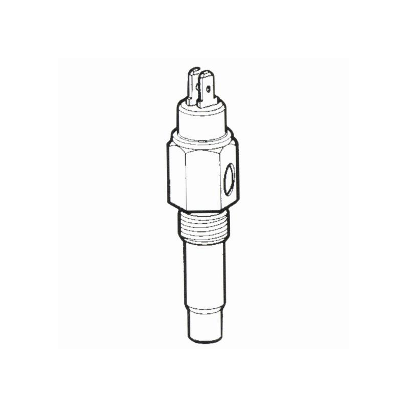 VDO temperatursensor 1 polet med alarm 90gr